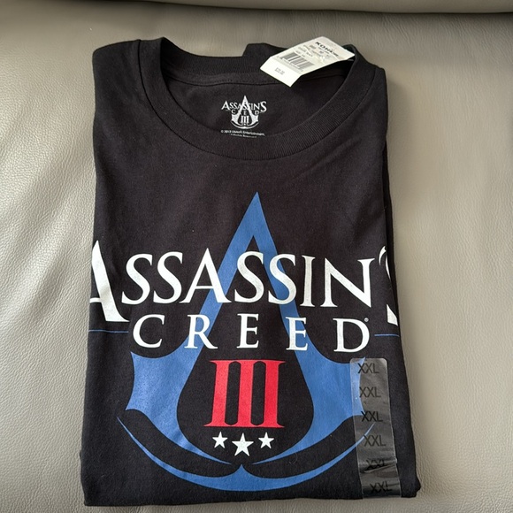 Men’s XXL Assassin’s Creed III black cotton T-shirt from Kohl’s Brand New/tags! - Picture 4 of 4